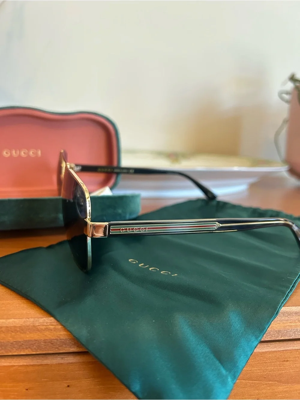 Gucci designer aviator